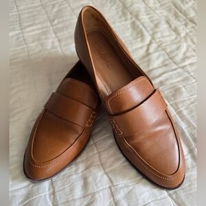 Madewell Alex Loafer Womens Size 7.5 Leather Camel color